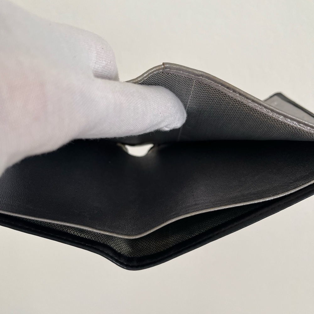 Chanel Mademoiselle black lamb skin quilted wallet - Picture 9 of 15